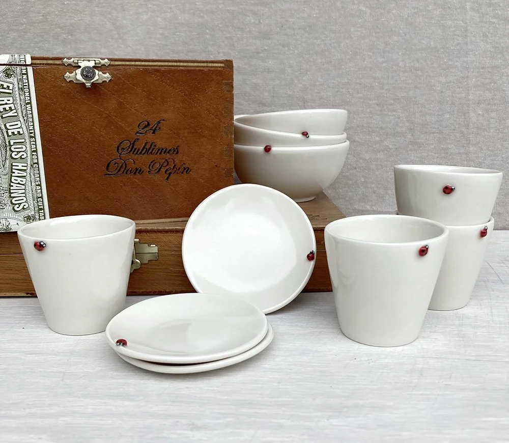 small dishes with ladybugs — JaMpdx